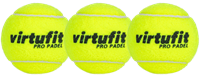 VirtuFit Pro Padel Ballen - Set / 3 ballen-3