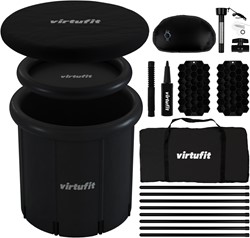 VirtuFit Ice Bath XXL - 375 Liter - Anthracite - Includes accessories