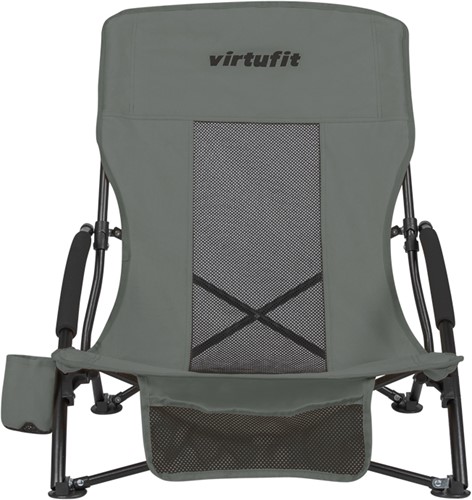 VirtuFit Foldable Beach Chair - Grey-2