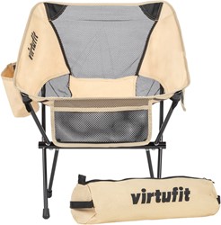 VirtuFit Camping Chair Compact - Beachchair - Beige