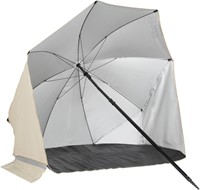 VirtuFit Beach Parasol With Windshield