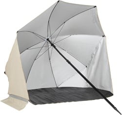 VirtuFit Beach Parasol With Windshield 