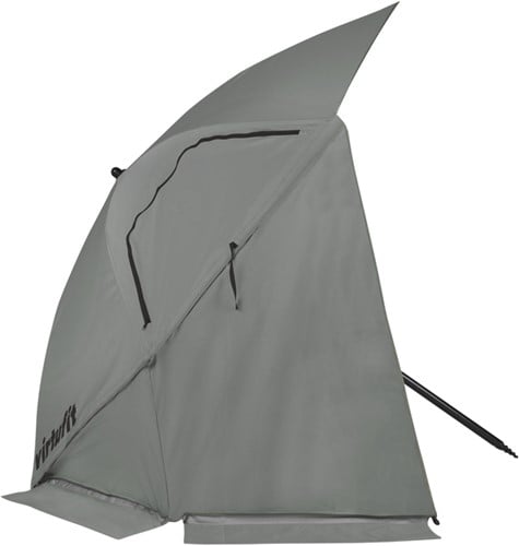 VirtuFit Strandparasol Premium - Windscherm - 225 cm - Grijs-3