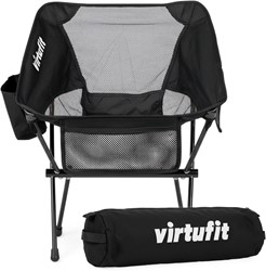 VirtuFit Camping Chair Compact - Beachchair - Black