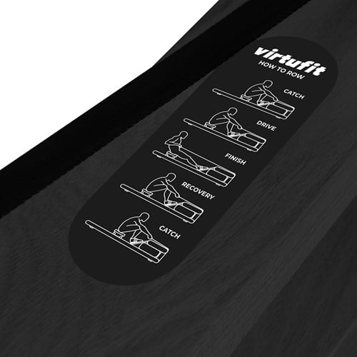 VirtuFit Elite Water Resistance Roeitrainer - Black Edition - trainingsinstructies