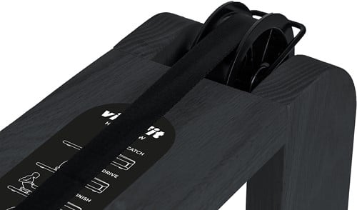 VirtuFit Elite Water Resistance Roeitrainer - Black Edition - riem