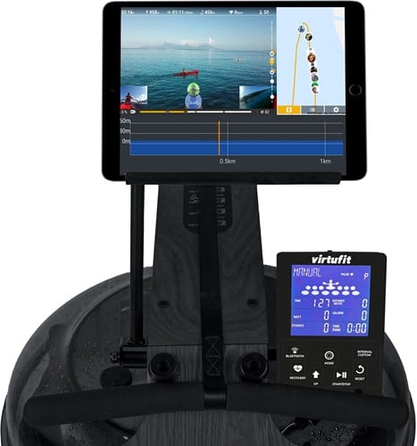 VirtuFit Elite Water Resistance Roeitrainer - Black Edition - Fitnessapps
