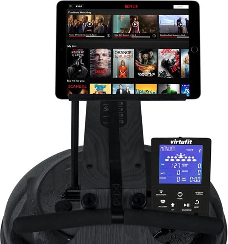 VirtuFit Elite Water Resistance Roeitrainer - Black Edition - Netflix