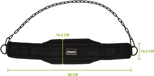 VirtuFit Nylon Dip Belt afmetingen