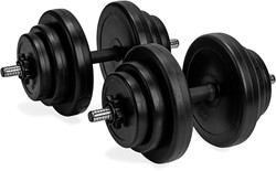 VirtuFit Adjustable Dumbbellset - Vinyl - 2 x 14 kg (28 kg)