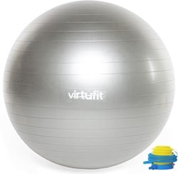 VirtuFit Anti-Burst Exercise Ball Pro - Gray - 85 cm