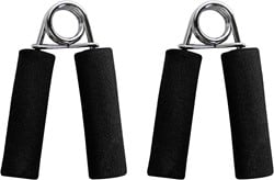 VirtuFit Foam Handknijpers - 2 Stuks - Zwart