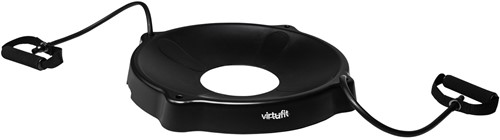 VirtuFit Gymbal Balschaal voor Fitnessbal - Met weerstandskabels - Zwart
