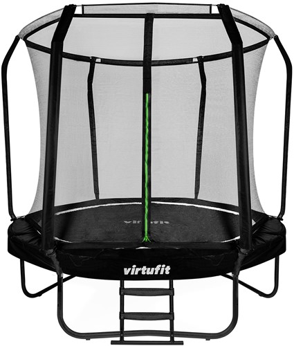 VirtuFit Premium Trampoline met Veiligheidsnet - Zwart - 305 cm