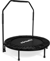 VirtuFit Foldable Fitness Trampoline met Handvat - Black - 100 cm