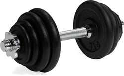 VirtuFit Adjustable Dumbbellset Pro - Cast Iron - 1 x 15 kg
