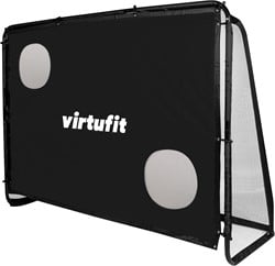 VirtuFit Soccer Goal Pro with Shooting Target - 220 x 170 cm