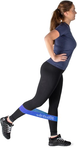 VirtuFit Mini Weerstandsband - Katoen - Blauw - Sterk