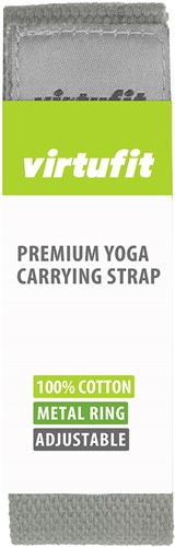 VirtuFit Premium Yogamat Draagriem - Natural Grey-3