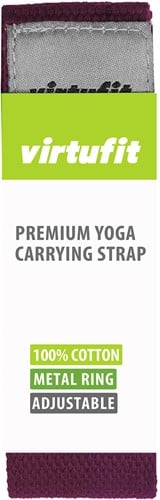 VirtuFit Premium Yogamat Draagriem - Mulberry-3