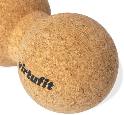 VirtuFit Premium Kurk Peanut Ball - Dual Massagebal - Ecologisch-3