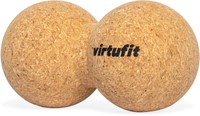 VirtuFit Premium Kurk Peanut Ball - Dual Massagebal - Ecologisch-2