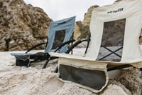 VirtuFit Opvouwbare Strandstoel - Grijs - sfeerafbeelding 2