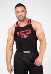 Gorilla Wear Wallace Tank Top - Zwart/Rood