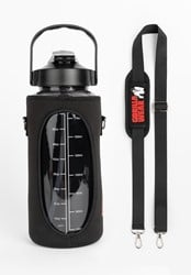 Gorilla Wear Waterfles met Sleeve - Zwart - 2 L