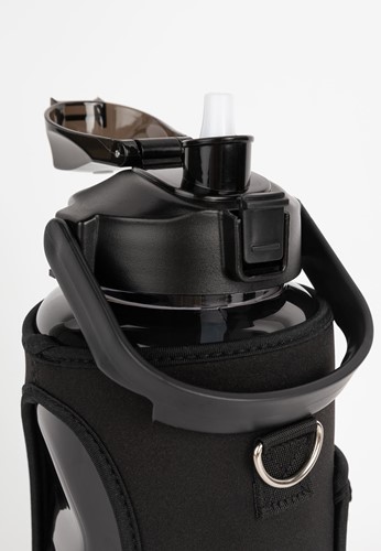 Gorilla Wear Waterfles met Sleeve - Zwart - 2 L-3
