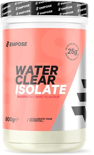 Empose Nutrition Water Clear Isolate - Eiwit Poeder - 600 gr - Raspberry Mint