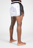Gorilla Wear Piru Muay Thai Shorts - Wit / Zwart
