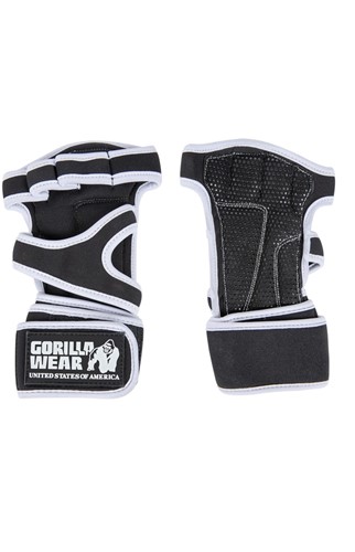 Gorilla Wear Yuma Krachtsport Handschoenen - Zwart/Wit
