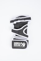 Gorilla Wear Yuma Kracht Handschoenen - Zwart / Wit