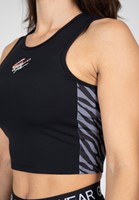 Gorilla Wear Zion Crop Top - Zwart-3
