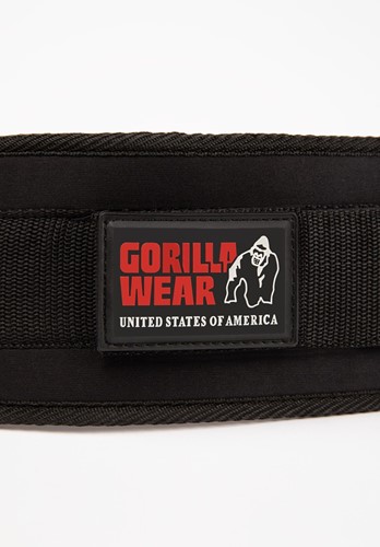 Gorilla Wear 4 Inch Women's Lifting Belt - Black-3