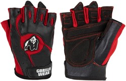 Gorilla Wear Mitchell Training Gloves - Fitness Handschoenen - Zwart/Rood