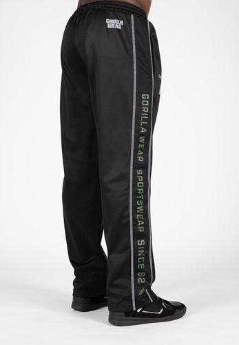 Gorilla Wear Functional Mesh Trainingsbroek - Zwart/Groen-3